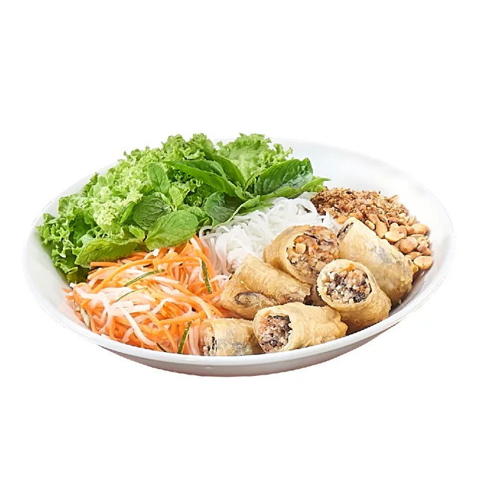 Vegetarian Fried Spring Roll Vermicelli | Bún Chả Giò Chay