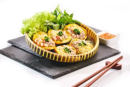 Vietnamese Mini Savoury Coconut Pancake | Bánh Khọt