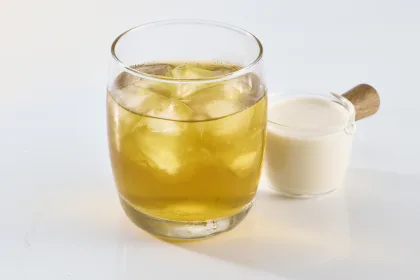 Vietnamese Lotus Milk Tea